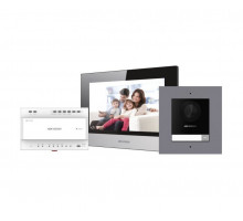 Комплект домофонии Hikvision DS-KIS702-P(B)