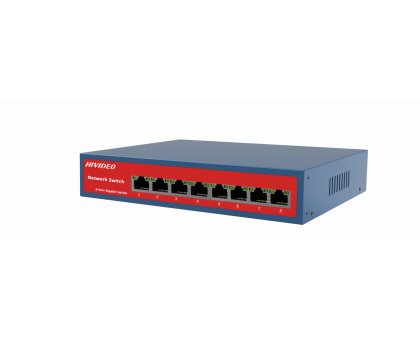 Коммутатор HIVIDEO HI-8PG ,  8-ми портовый 1000/100MB