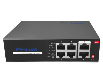 PoE коммутатор PV-Link PV-POE04F2WD