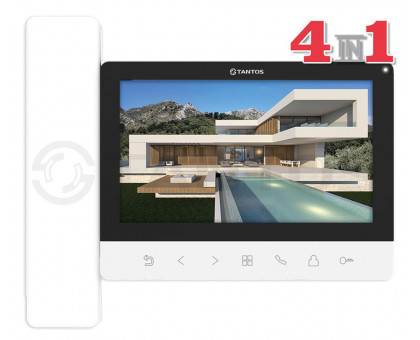 Монитор видеодомофона Tantos LOKI HD SE (White)
