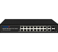 Коммутатор TRASSIR TR-NS24202S-300-16PoE