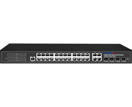 Коммутатор TRASSIR TR-NS24284C-400-24PoE