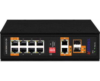Коммутатор TRASSIR TR-NS15122S-300-8POE